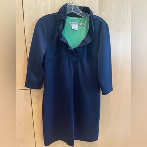 Gretchen Scott Ruffle neck dress M